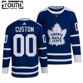 Toronto Maple Leafs tröja Customized Adidas 2022-23 Blå Reverse Retro 2.0 Authentic - NHL Tröjor Barn